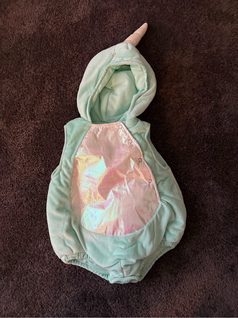 Pottery Barn Kids Narwhal Costume, 6-12 months